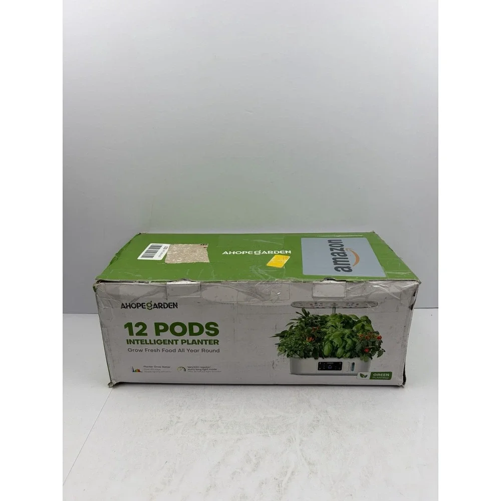 Hydroponics Growing System 12Pods, Indoor Herb Garden with LED Grow Light